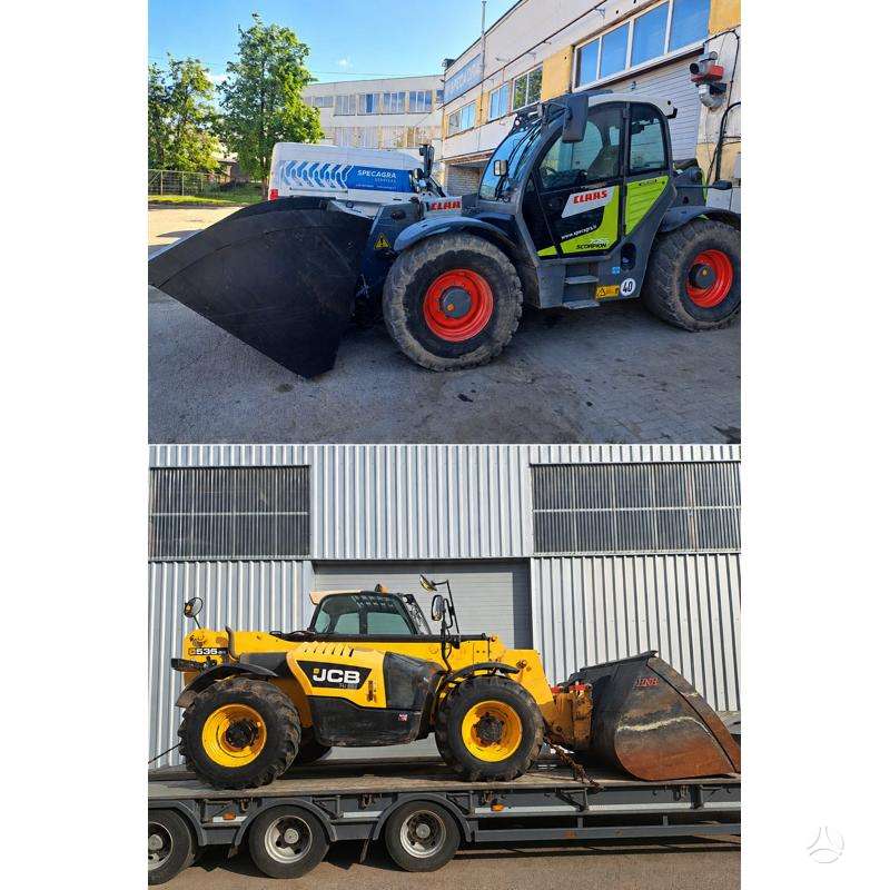 JCB Krautuvų nuoma, sand. ir krovimo technikos nuoma