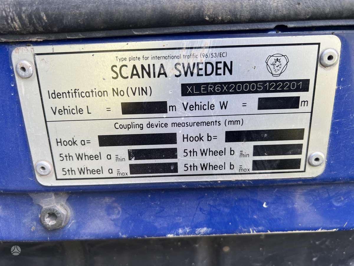 Scania R500 V8, самосвалы