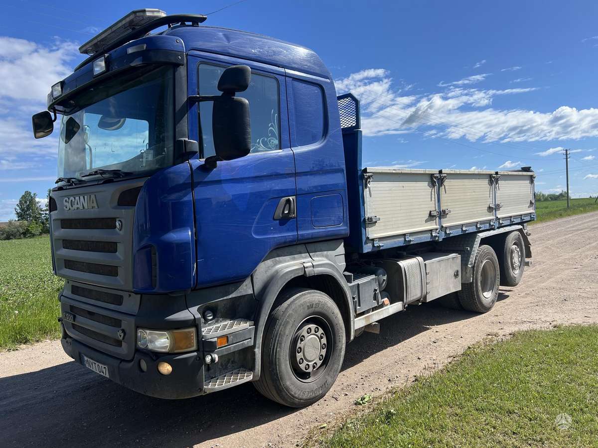 Scania R500 V8, самосвалы