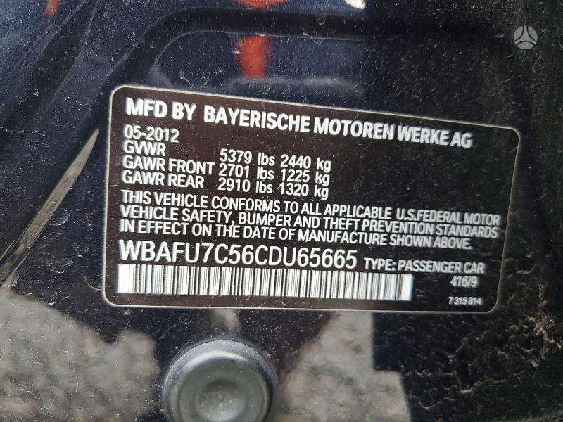 BMW 535 Dalimis