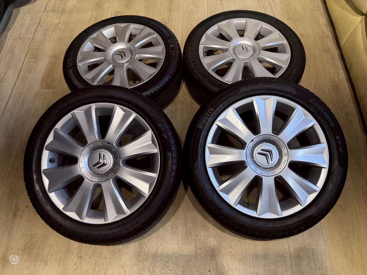 Citroen C4 su padangomis, легкосплавные , R17