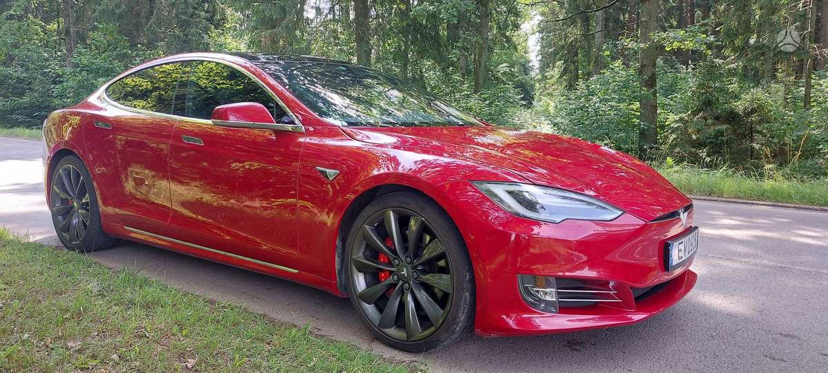 Tesla Model S, 90 kWh, sedanas