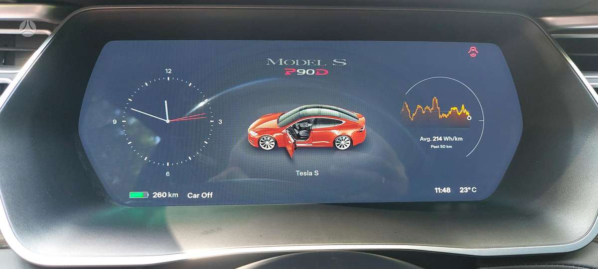 Tesla Model S, 90 kWh, saloon / sedan