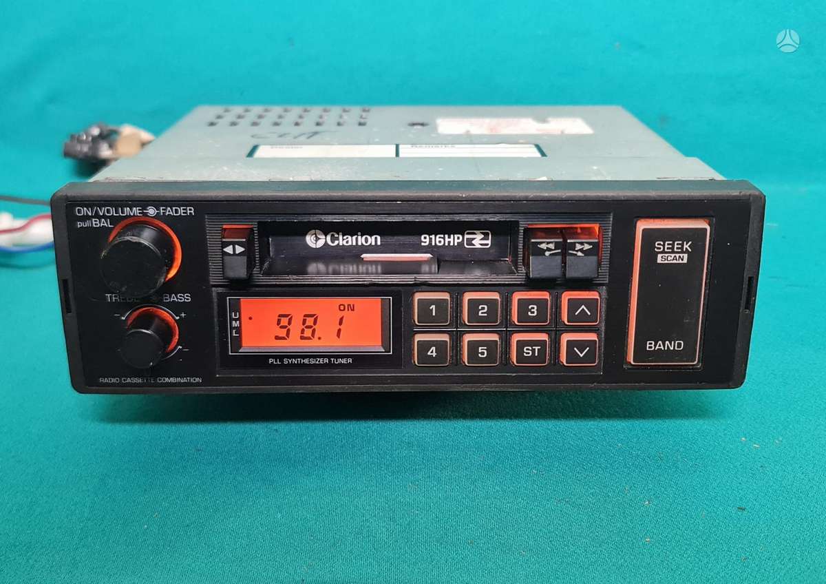 Clarion 916hp, mc magnetolos