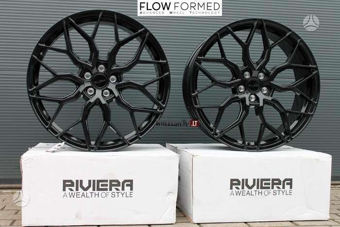 RIVIERA RF108 Gloss Black Flow Formed, light alloy, R21