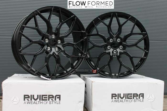 RIVIERA RF108 Gloss Black Flow Formed, light alloy, R21