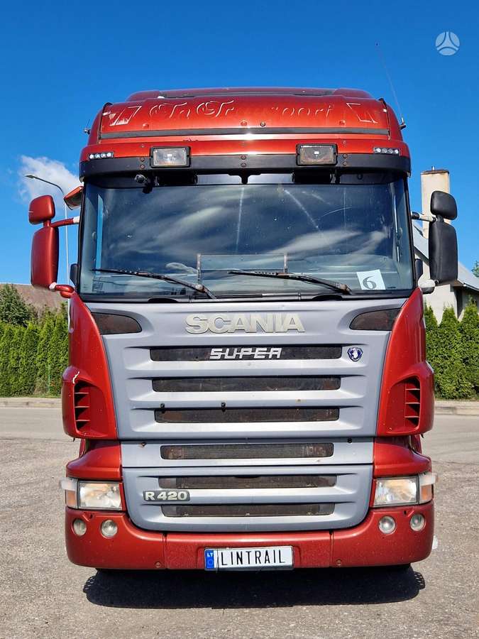 Scania R420 tvarkingas vilkikas, single sleeper