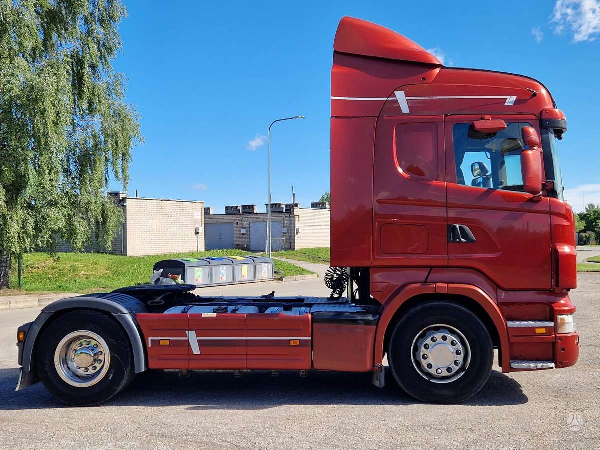 Scania R420 tvarkingas vilkikas, single sleeper