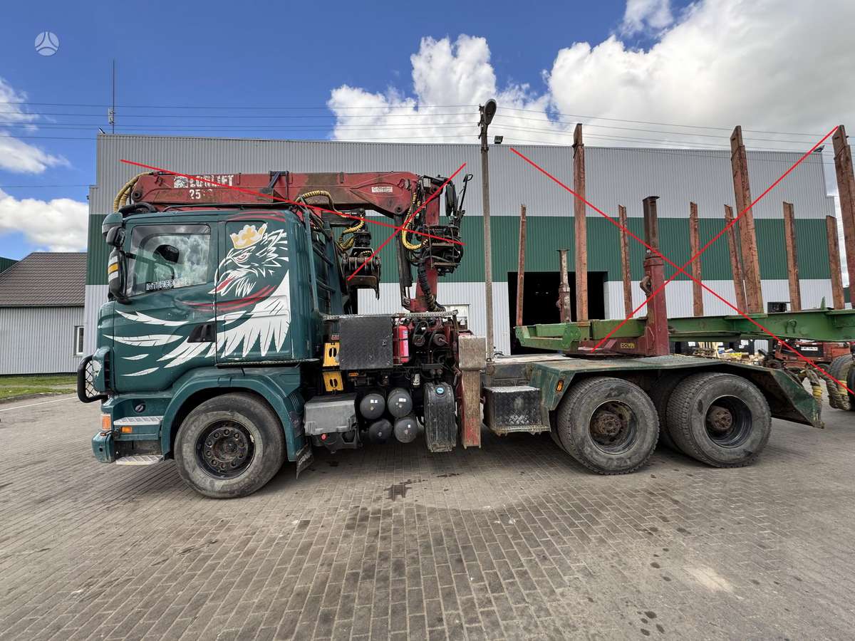 Scania R560 6x4, шасси