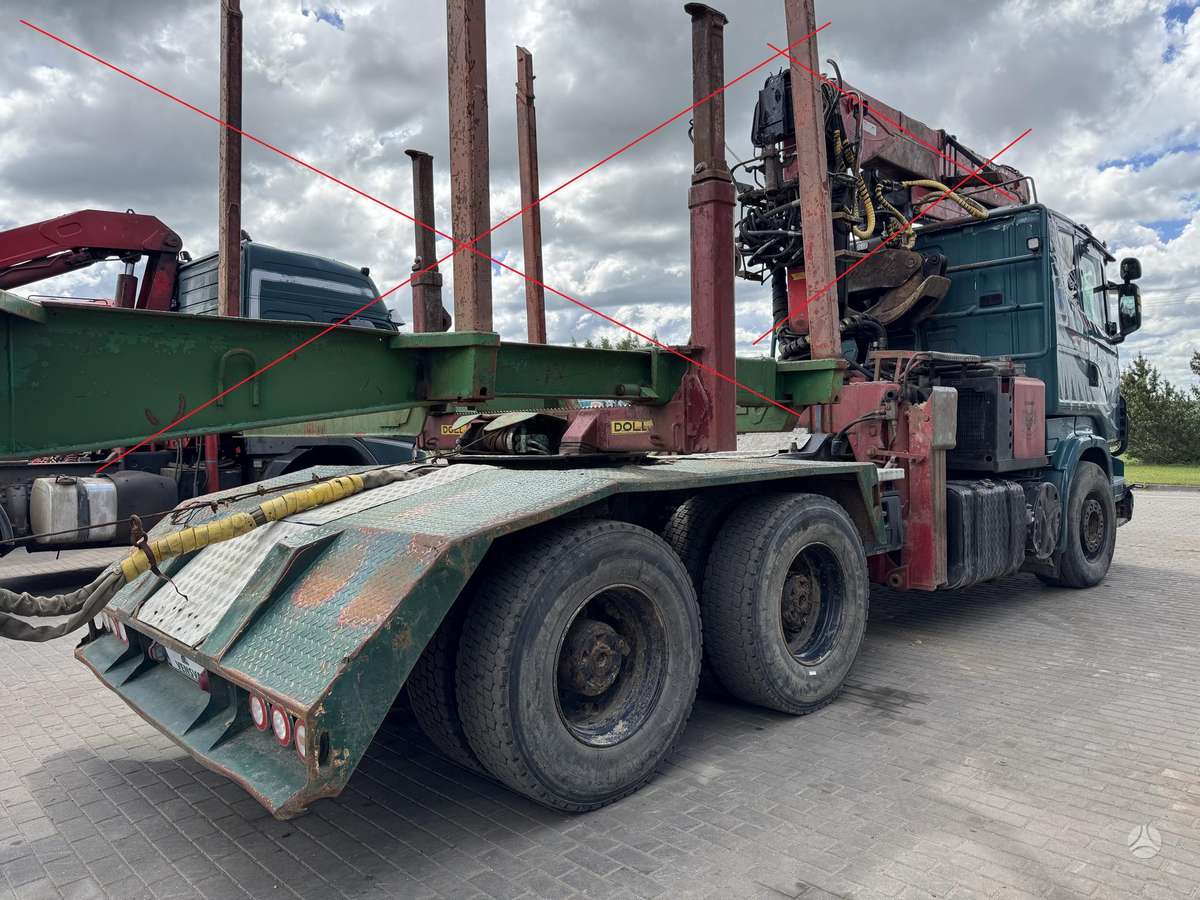 Scania R560 6x4, шасси