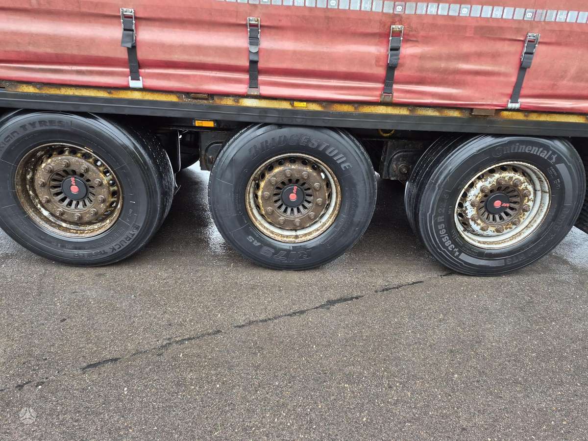 Krone SD pakeliama ašis, užuolaidinės / tentinės