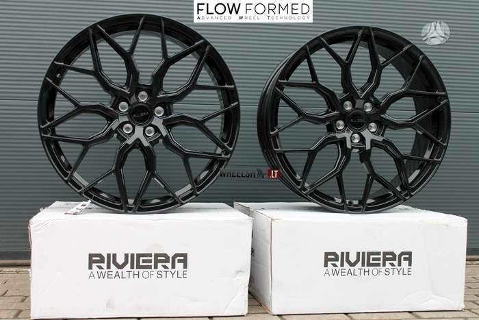 RIVIERA RF108 Gloss Black Flow Formed, легкосплавные , R22