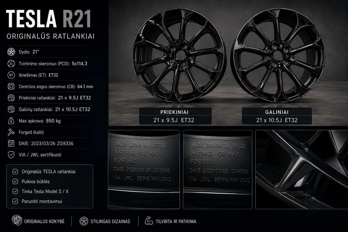 TESLA X, light alloy, R21