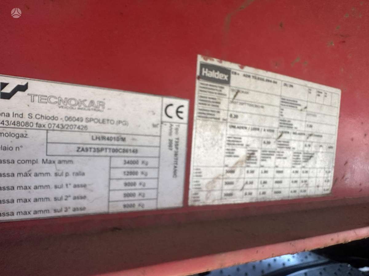 Tecnokar, dumper / tipper