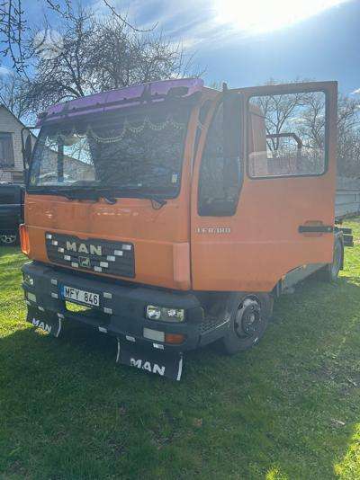 MAN 185LS, dumpers with crane