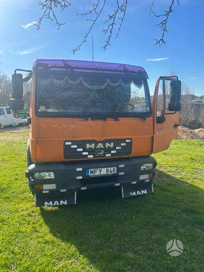 MAN 185LS, dumpers with crane