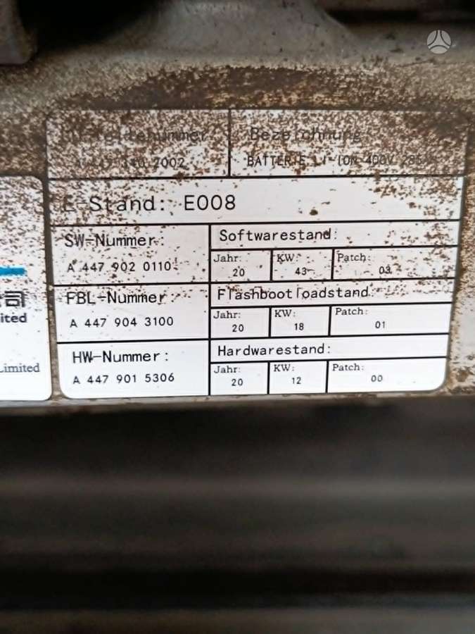 Mercedes-Benz V klasė, A4473402002, генератор