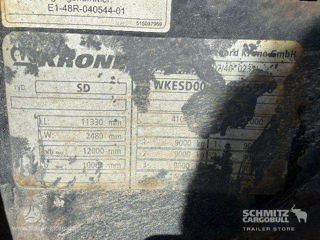 Krone Semitrailer Containerchassis Standard, container