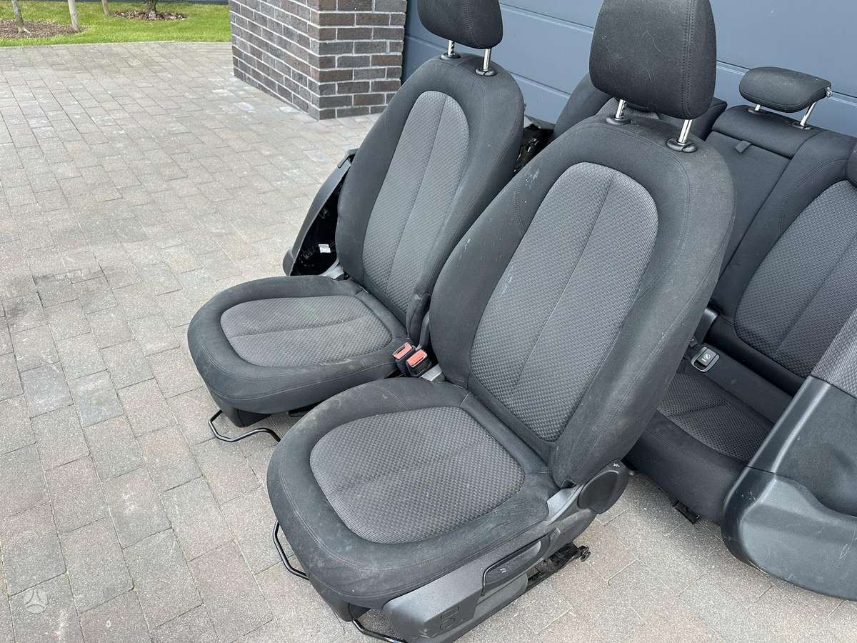 BMW 218 Active Tourer door upholstery, seats
