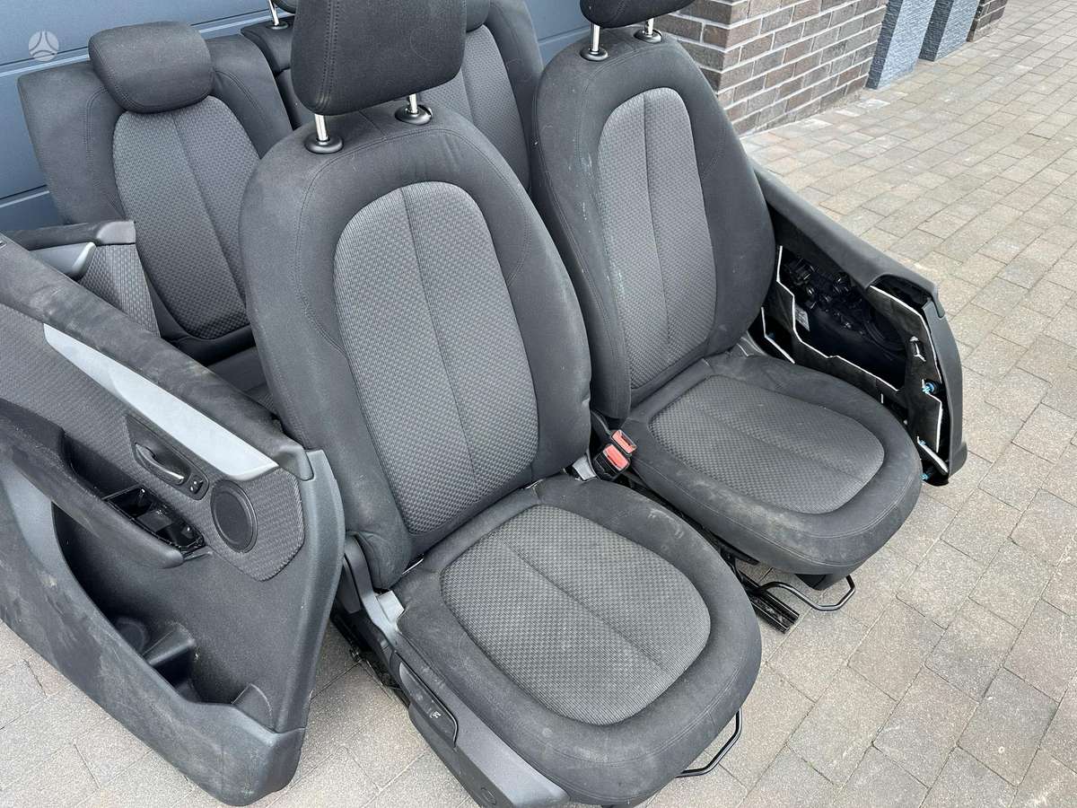 BMW 218 Active Tourer door upholstery, seats