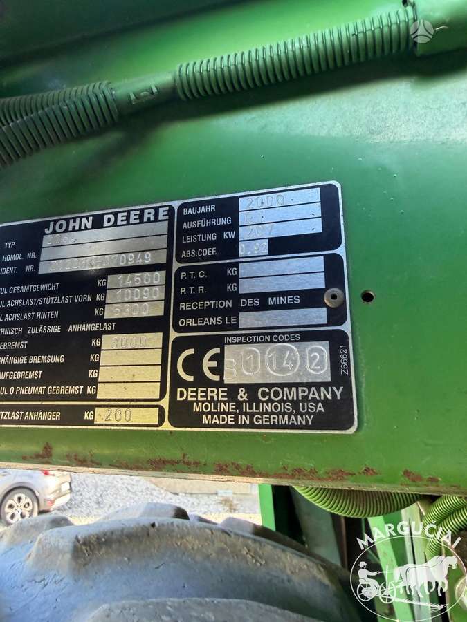 John Deere 2264, 7,5 m, combine harvesters