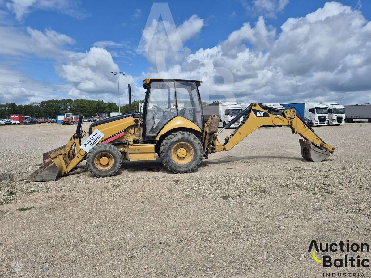 Caterpillar 416 E, excavator loader