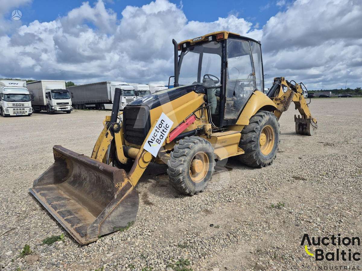 Caterpillar 416 E, excavator loader