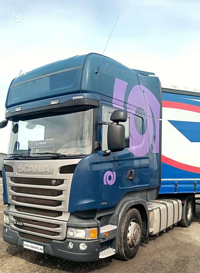 Scania R410 retarder, double sleeper