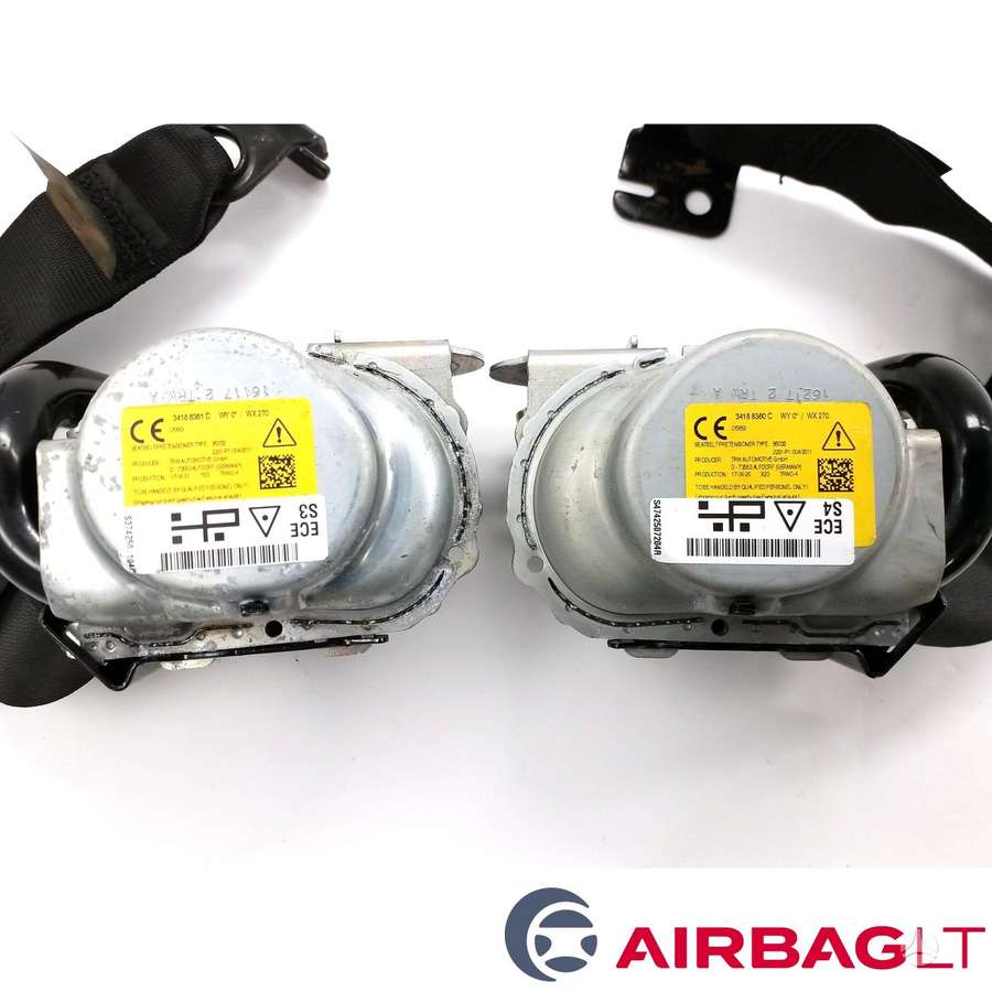 BMW X1, 111653077, saugos diržai
