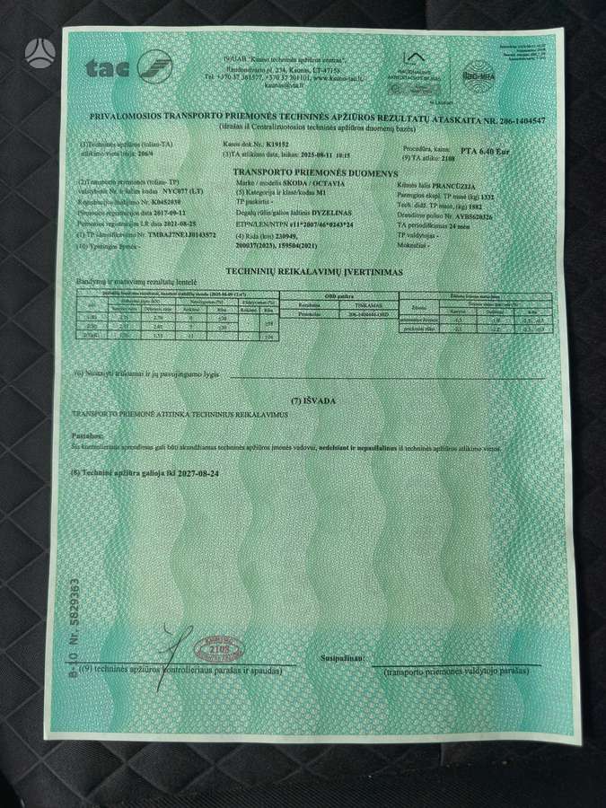 Skoda Octavia, 2.0 l., Седан
