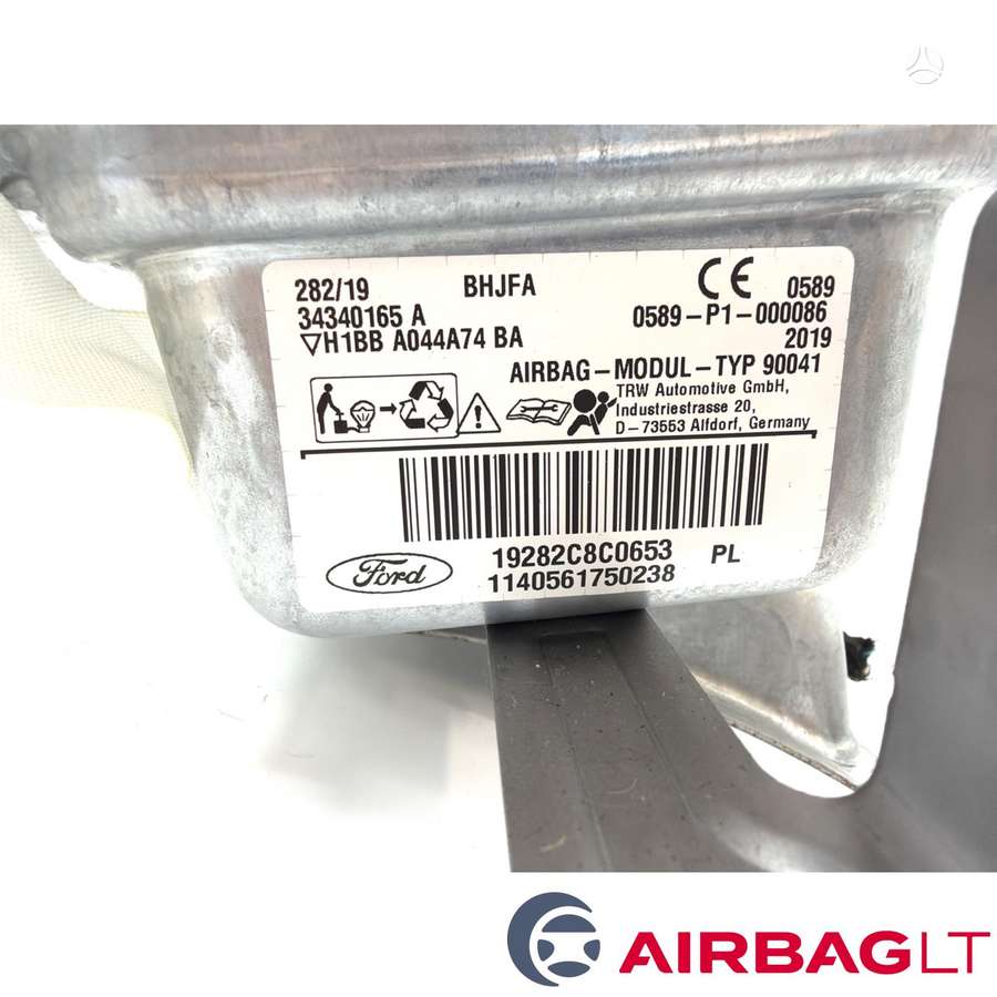 Ford Fiesta, H1BB A044A74 BA, airbags