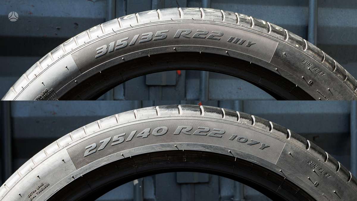 Pirelli Runflat P Zero 4 (BMW), vasarinės 275/40 R22