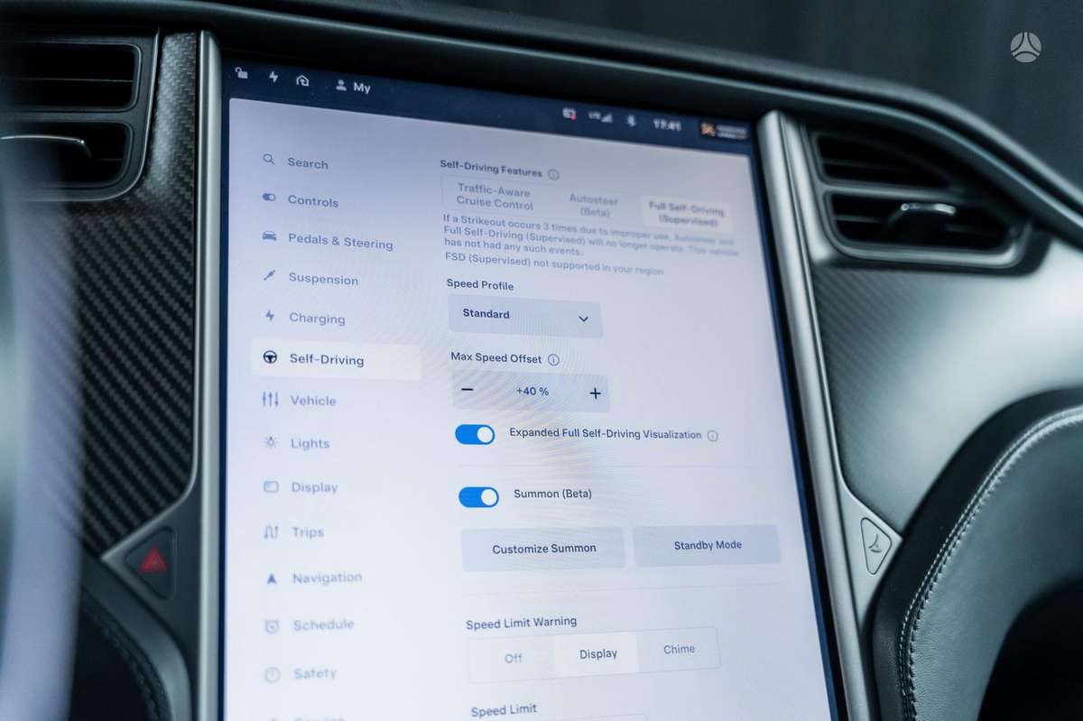 Tesla Model S, sedanas