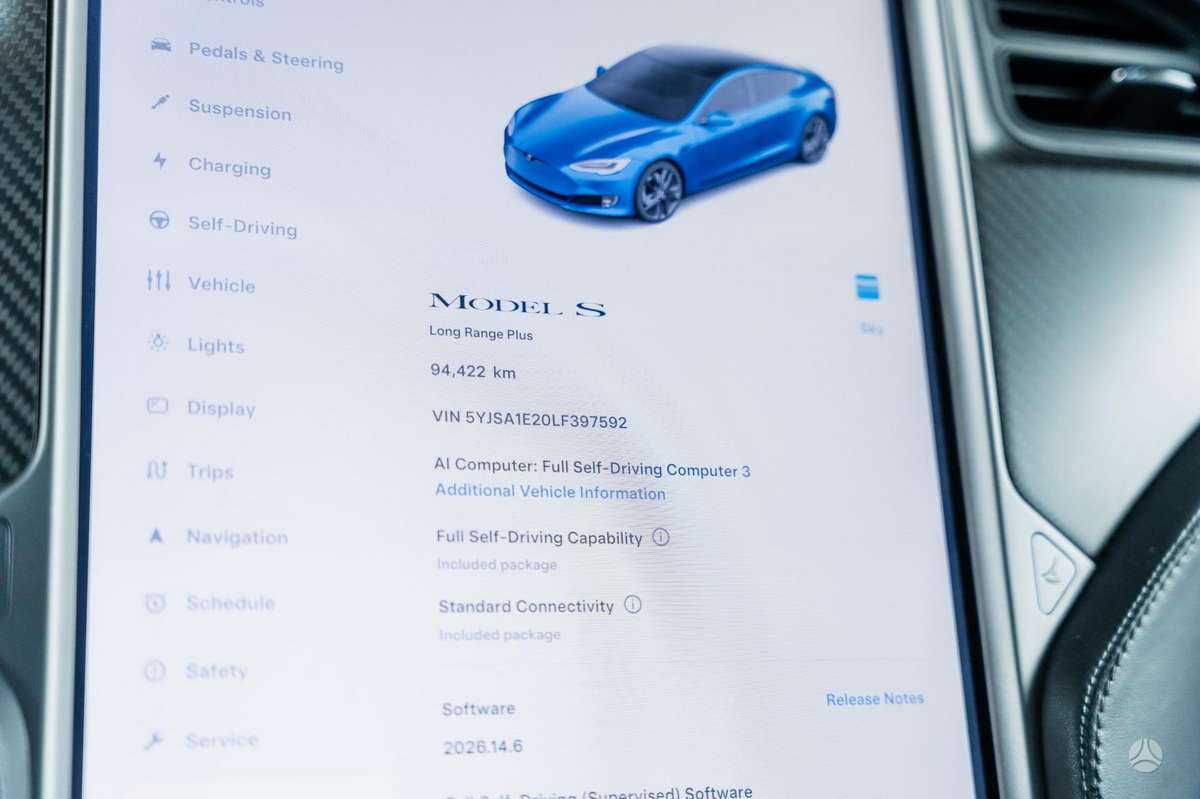 Tesla Model S, sedanas