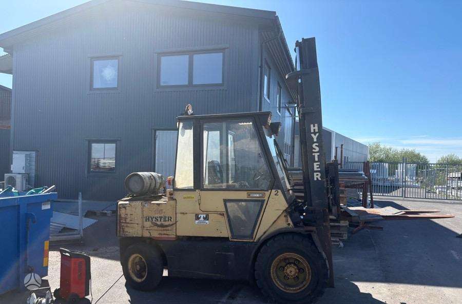 John Deere Hyster 45, frontal loader