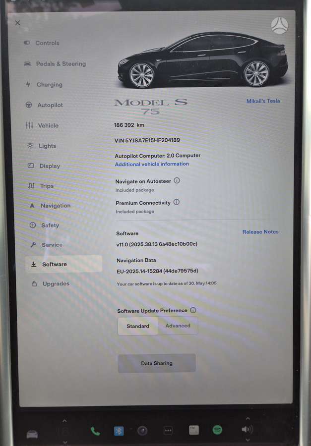 Tesla Model S, 75 кВт·ч, Седан