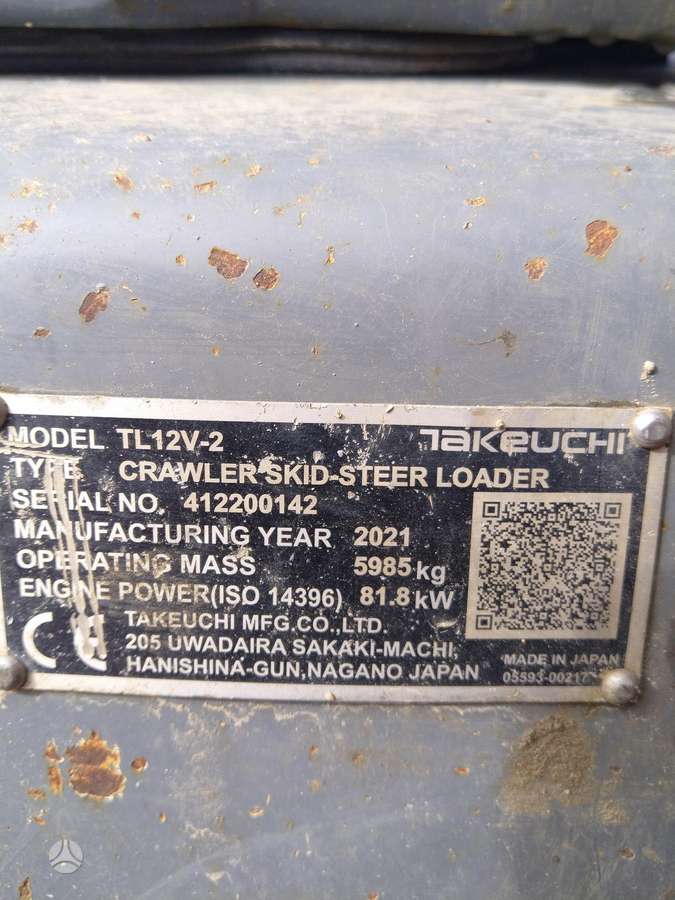 Takeuchi TL10V2, mini krautuvai
