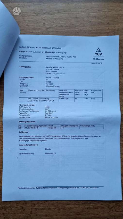 Honda, легкосплавные , R16