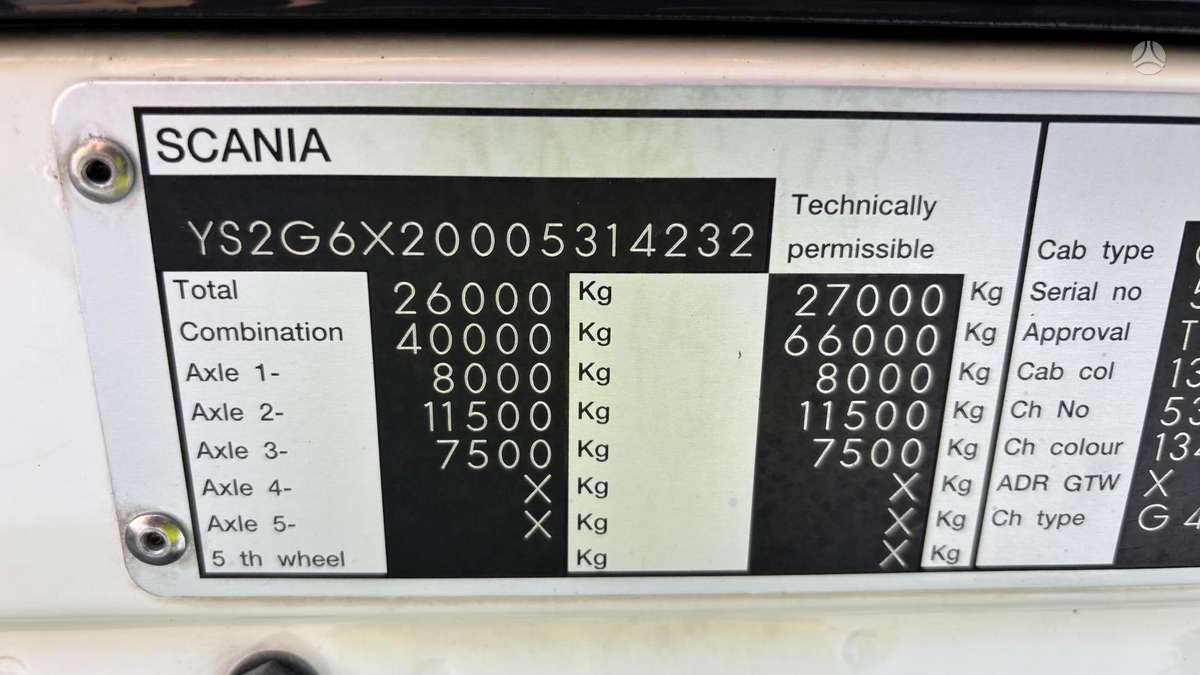 Scania G440, рефрижераторы