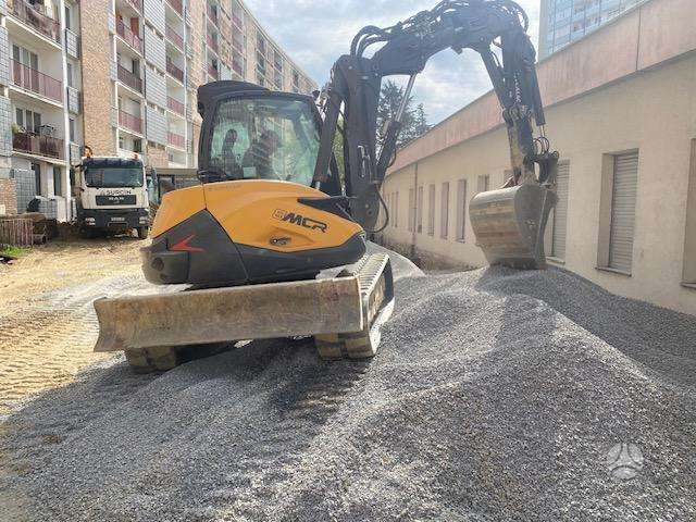 Mecalac 8MCR, mini ekskavatoriai