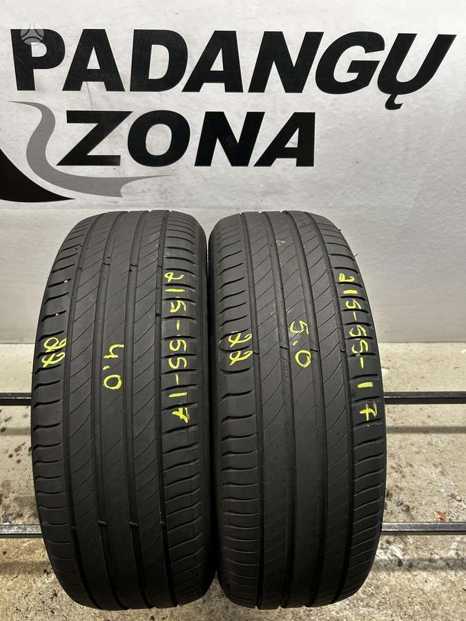 Michelin Primacy 4+, vasarinės 215/55 R17