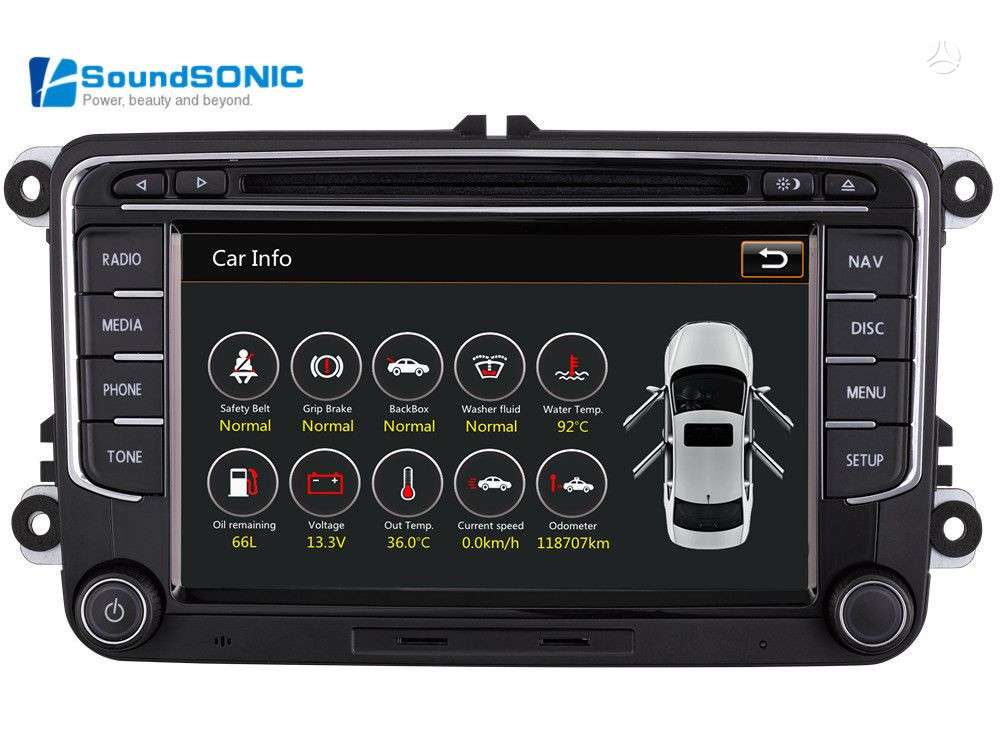 Volkswagen RNS510, multimedija su navigacija