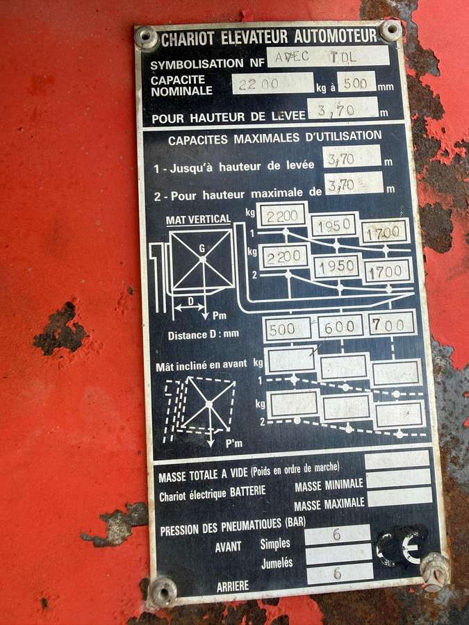 Manitou MCE25H, forklifts