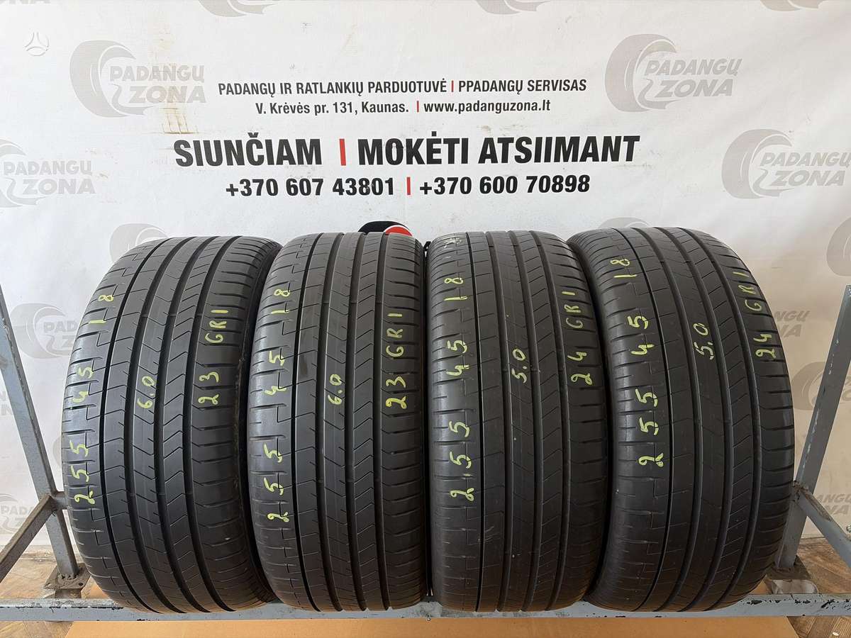 Pirelli P Zero, летние 255/45 R18