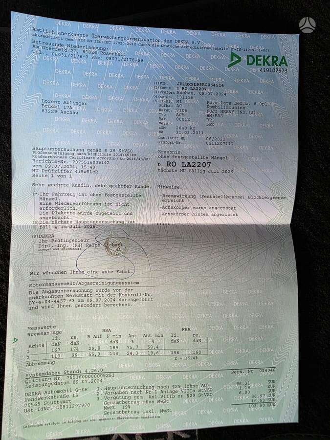 Subaru Outback, 2.5 l., Универсал