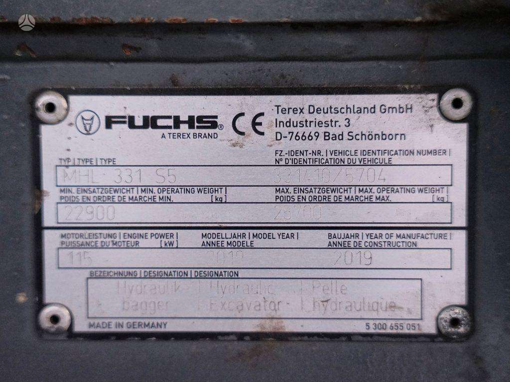 Fuchs 331F, excavator