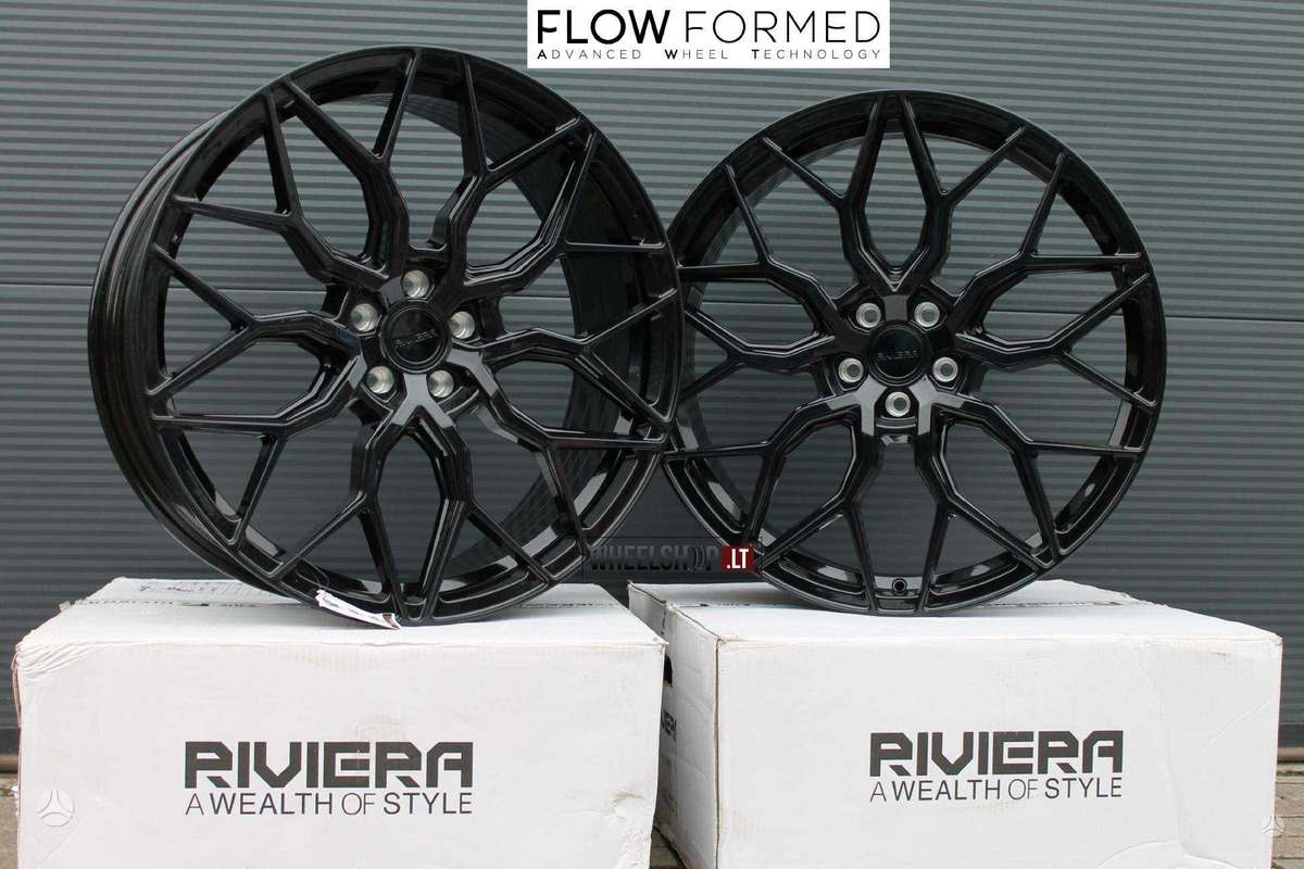 RIVIERA RF108 Gloss Black Flow Formed, легкосплавные , R19