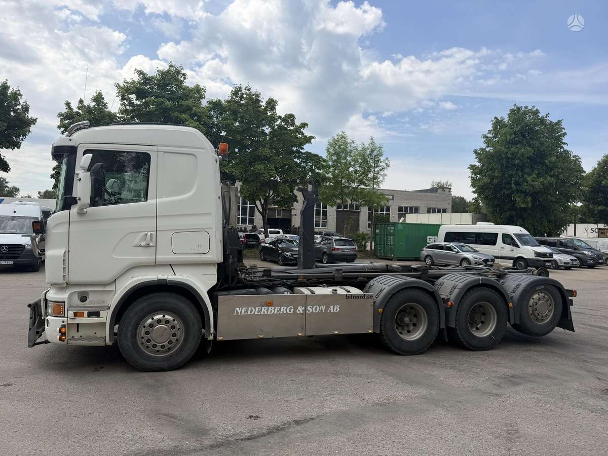 Scania R500, hooklift trucks