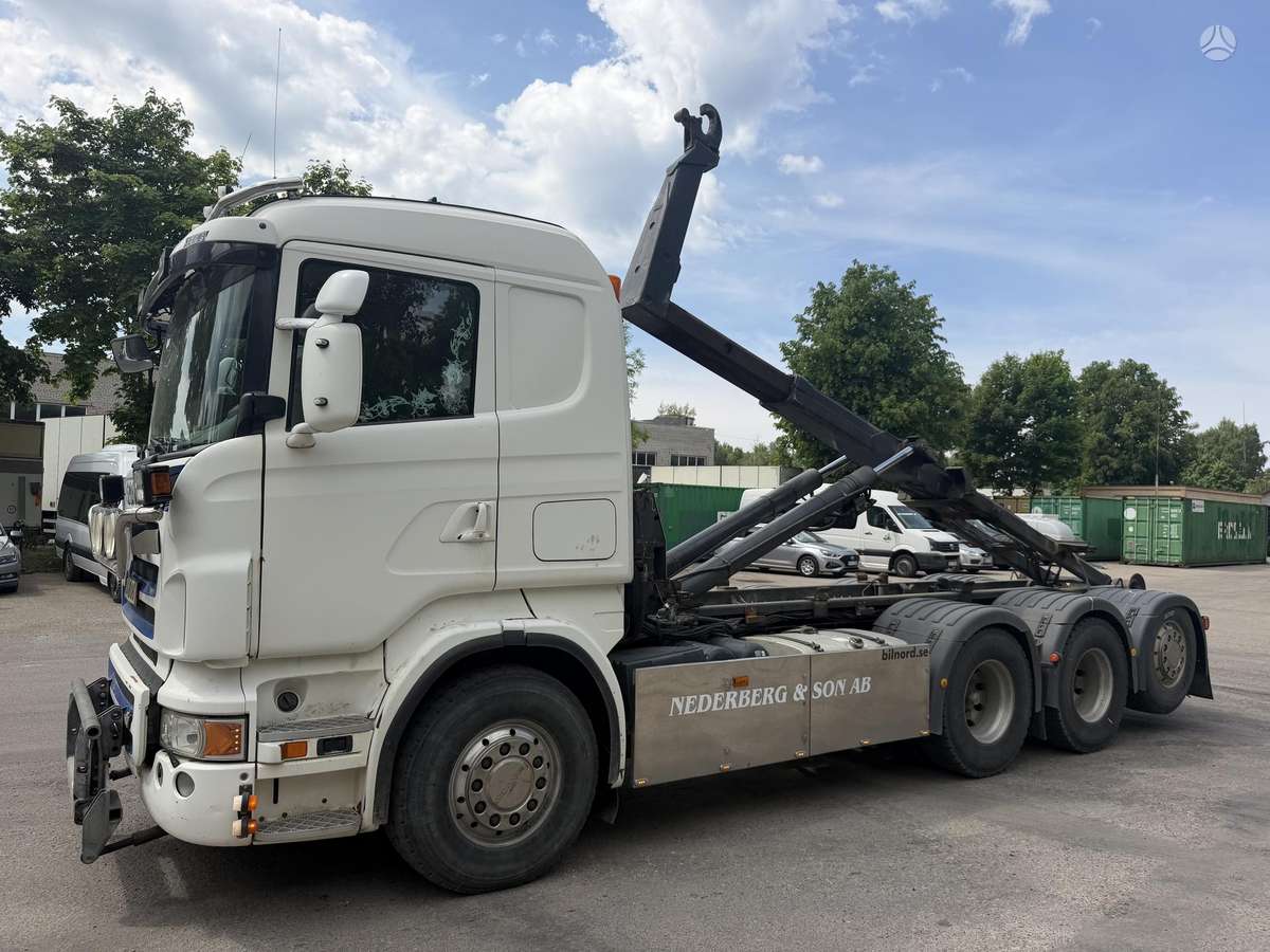 Scania R500, hooklift trucks