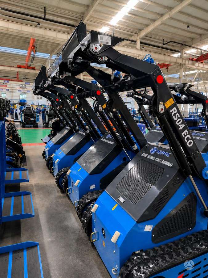 Rippa Krautuvai- ekskavatoriai, mini loaders